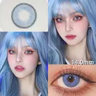 1 пара контактных линз черного, зеленого, синего цвета