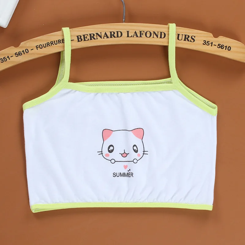 3 шт. детское нижнее белье жилет хлопковое с рисунком для девочек одежда