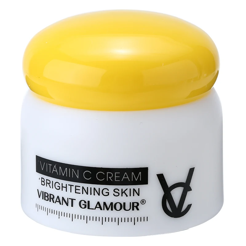 

50g Vitamin C Face Cream Fade Freckls Melanin Whitening Facial Brightening Skin Care Spots Removal Anti-oxidant Protection