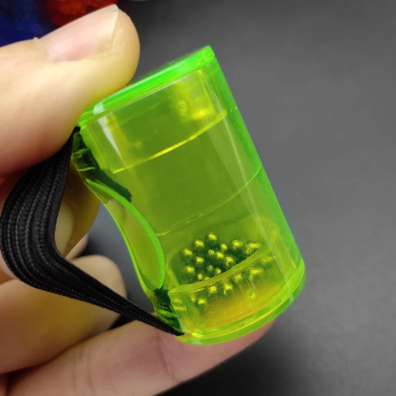 100 шт. Пластиковый шейкер для пальцев молоток ритм многоцветное кольцо на палец