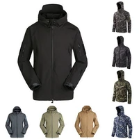outdoor waterproof softshell jacket hunting windbreaker ski coat hiking rain camping fishing tactical clothing menwomen