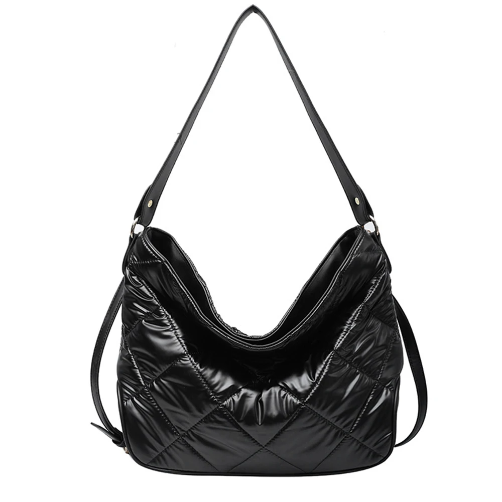 

Down Travel Totes Handbags For Women 2021 Big Capacity Shopping Bag Female Fashion Shoulder Purses Ladies Classic Style Satchels