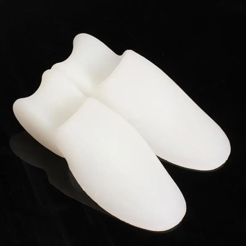 2PCS Silicone Bunion Foot Hallux Valgus Toe Separator Stretchers Corrector Guard Tools Pedicure Feet Care Beauty Health | Красота и