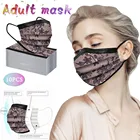 10 шт. одноразовые маски для лица, модное кружевное защиты Mondmasker три Слои маски маска Lavable маскарадный костюм для Хэллоуина Mascarillas