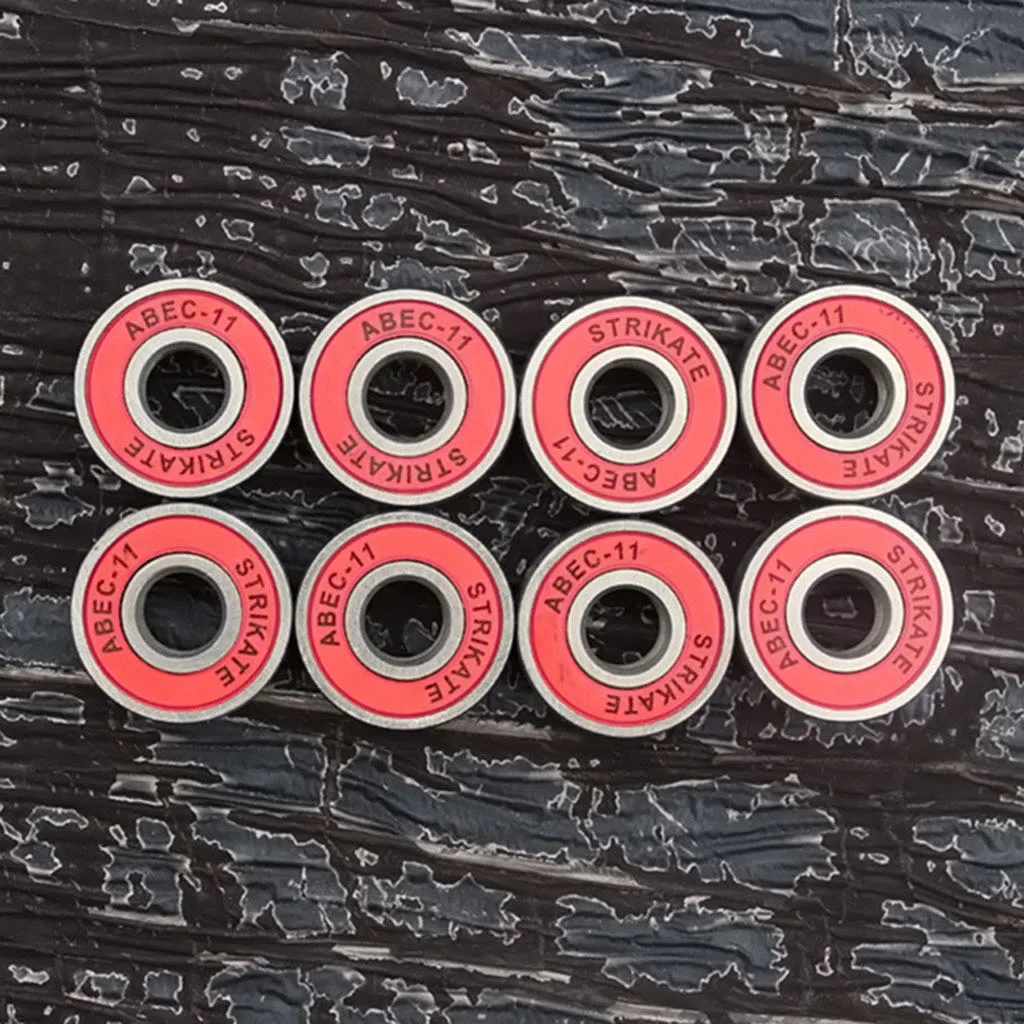 8 шт. ABEC 11 роликовые подшипники 608RS качественный подшипник для скейтборда