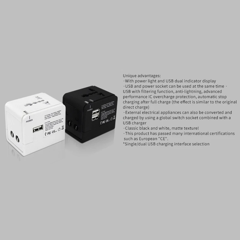 International Power Adapter Travel Plug Universal for USA UK Japan China EU AUS with iPhone | Электроника