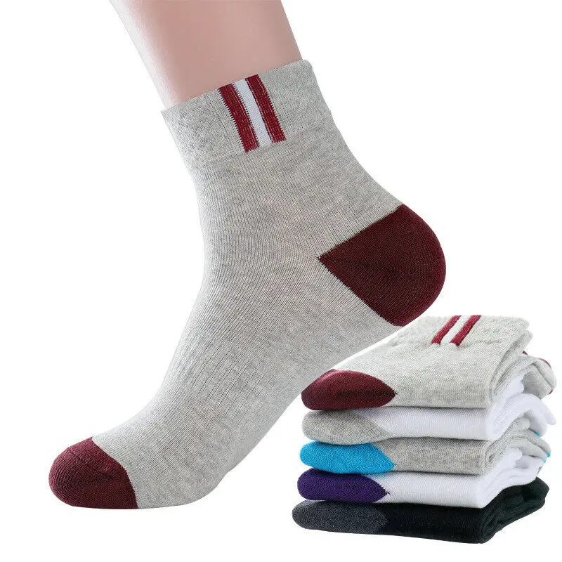 

5 Pair Men Socks Business Brand Calcetines Hombre Socks Breathable Cotton Casual Socks EU39-42 Meias Wholesale