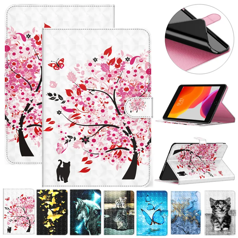 

Для Galaxy Tab S7 Case 11 ''SM-T870 SM-T875 3D эффект Магнитная подставка смарт-Обложка для Samsung Tab S7 S 7 чехол для планшета T870 T875