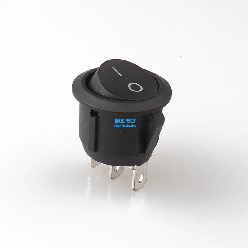 Вкл/Выкл круглый Кулисный переключатель Светодиодная подсветка для автомобиля