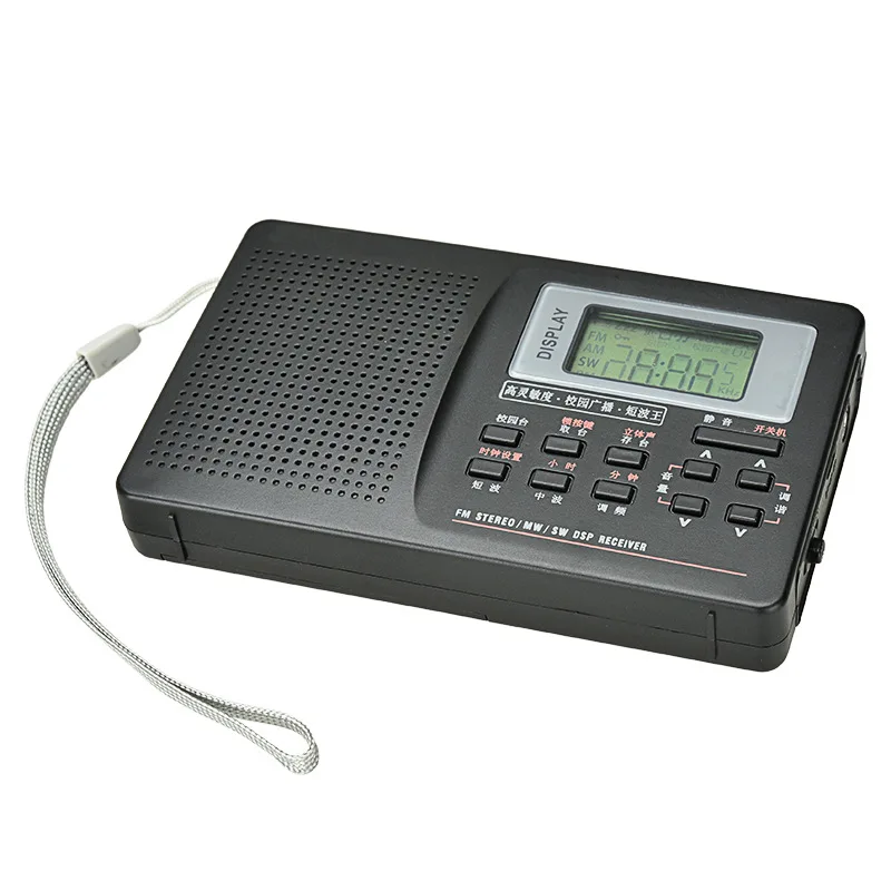 Портативный мини FM-радиоприемник с поддержкой FM/AM/SW/LW/TV полночастотный