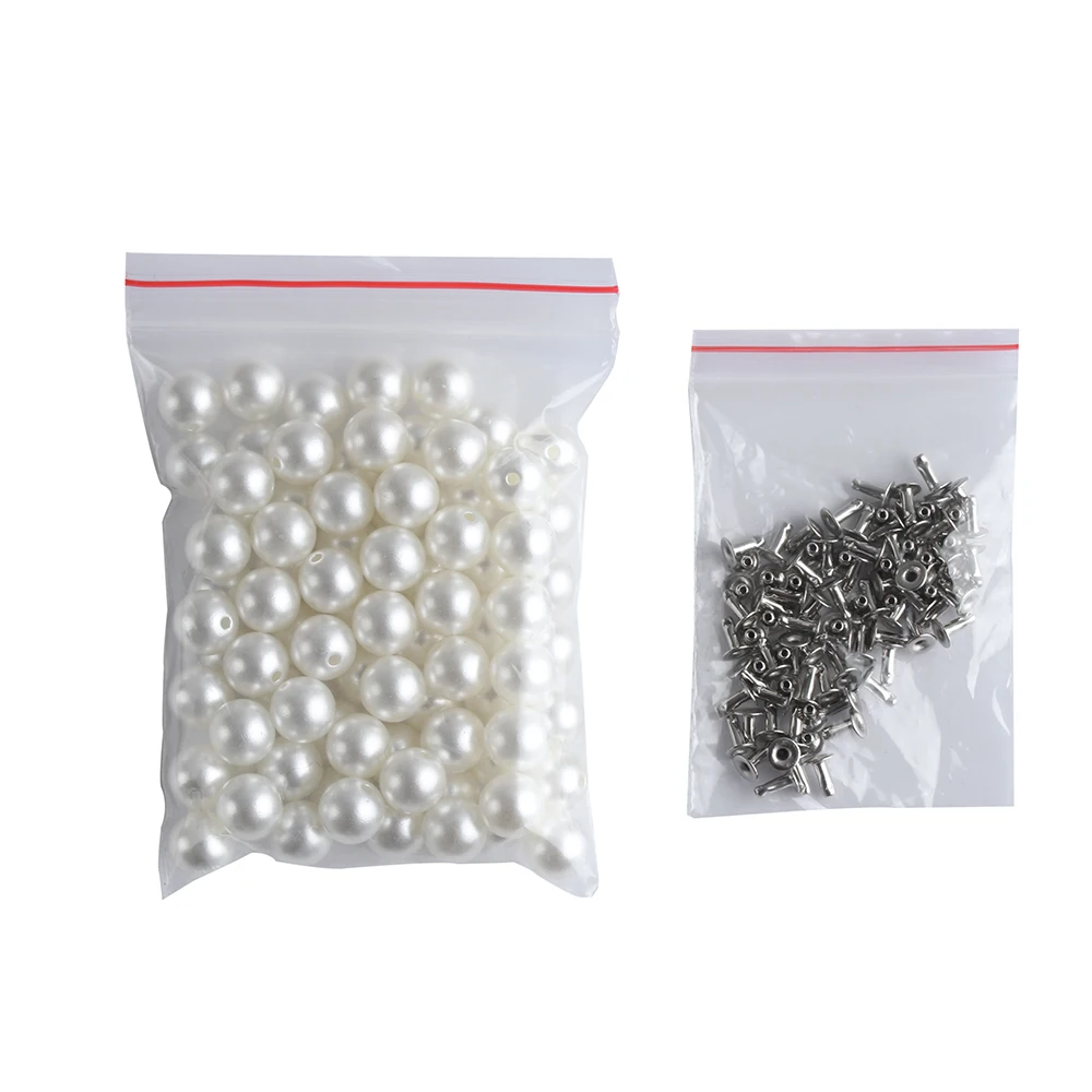 1 упаковка круглые жемчужные заклепки пуговица для тканевых брюк сумка шляп