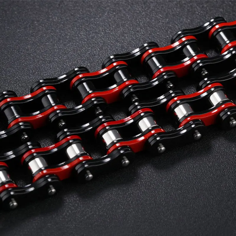 В байкерском стиле из ПУ искусственной кожи браслет цепочка для мужчин