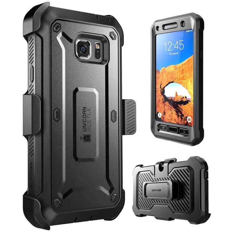 SUPCASE For Samsung Galaxy S7Active Case UB Pro Series Full-Body Rugged Holster Shockproof Cover WITH Built-in Screen Protector |