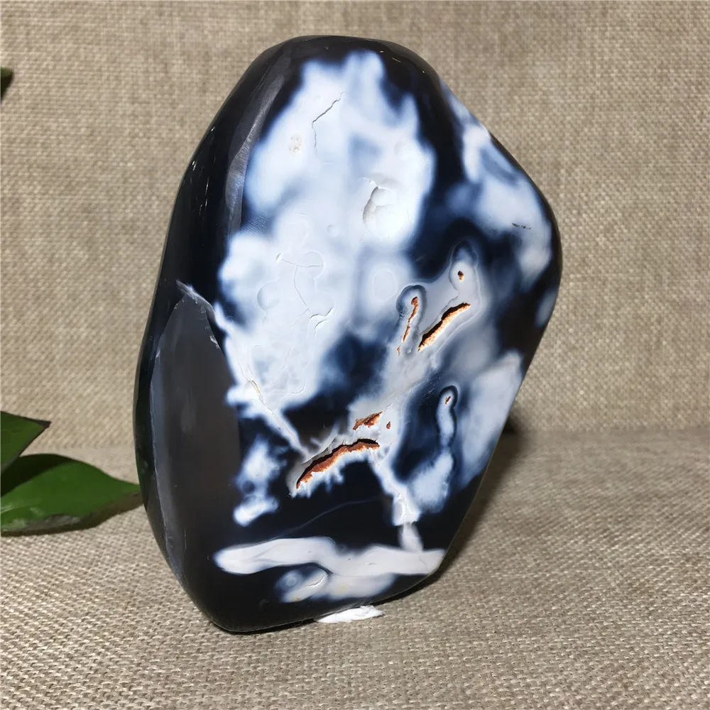 

Natural Orca Agate Quartz Crystal Collection Gift Home Furnishing Articles Reiki Healing Mineral Samples Geode Voog