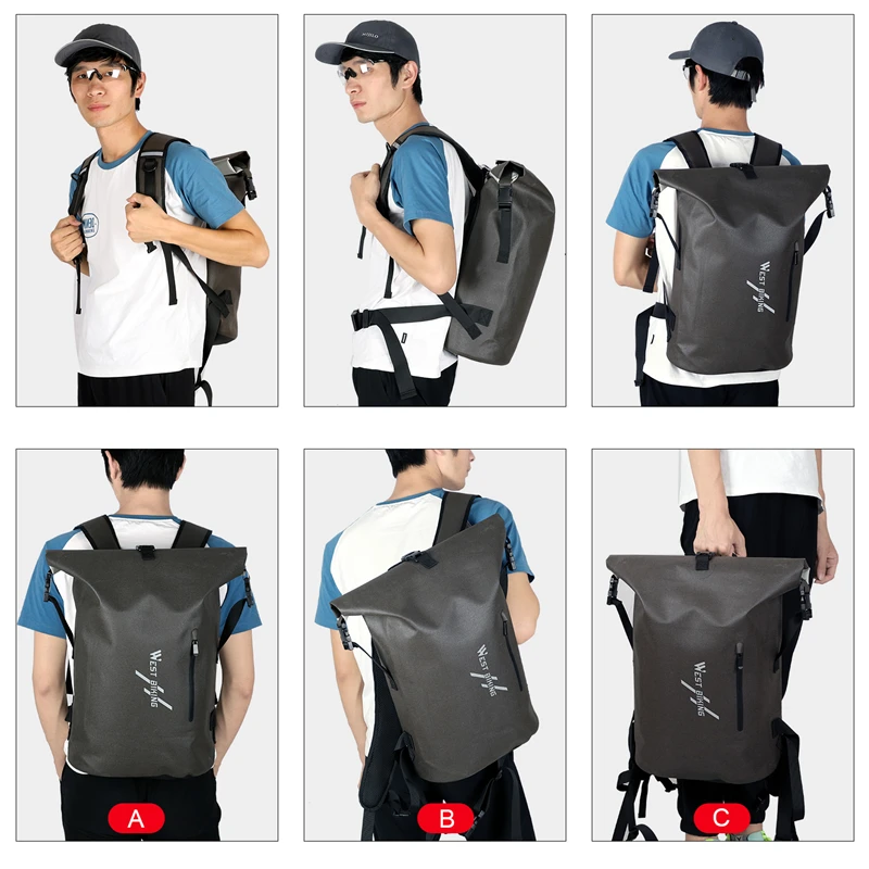 

WEST BIKING 25L Large Capacity Backpack Waterproof Hiking Camping Cycling Backpacks Outdoors Shoulder Storage Bag Travel Bag