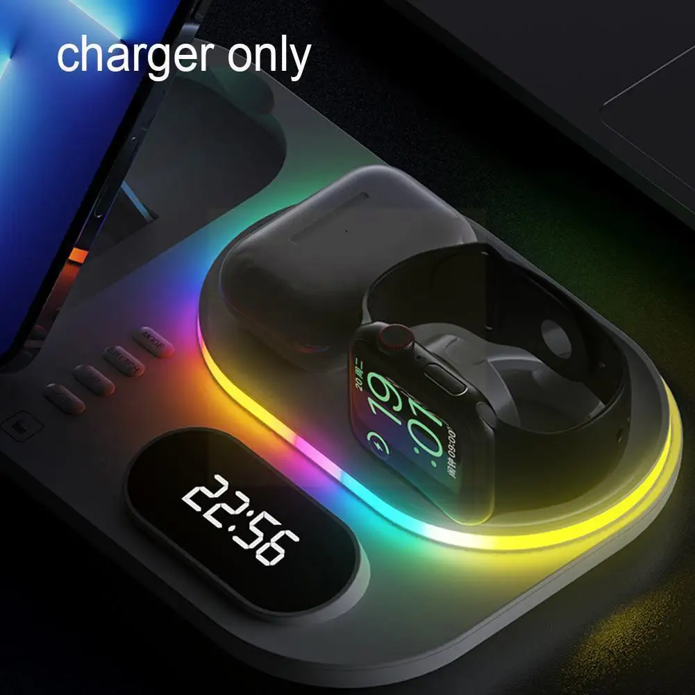 

3 In 1 Multifunction Wireless Charger Mobile Phone Wireless Charging QI Standard Wireless Charger Dock For IPhone C2B3