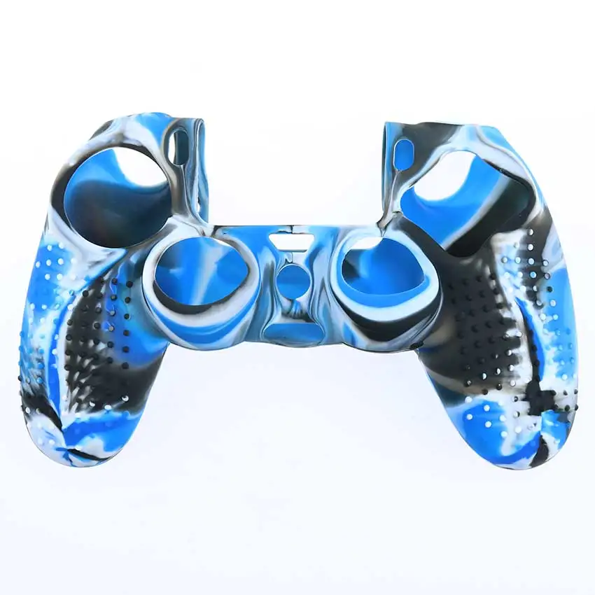 JCD Silicone Cover Skin for Dualshock 4 PS4 Pro Slim Controller Protection Case W/ Thumb Grips Caps PlayStation | Электроника