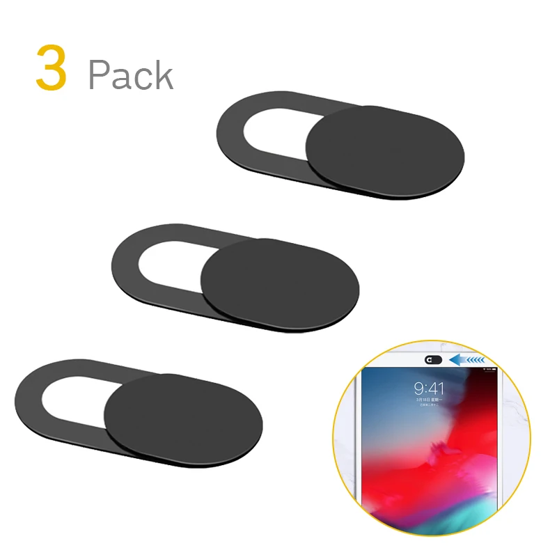 

WebCam Cover Shutter Magnet Slider Plastic For iPhone Web Laptop PC Mac For iPad Tablet Phone Privacy Camera Sticker Slider