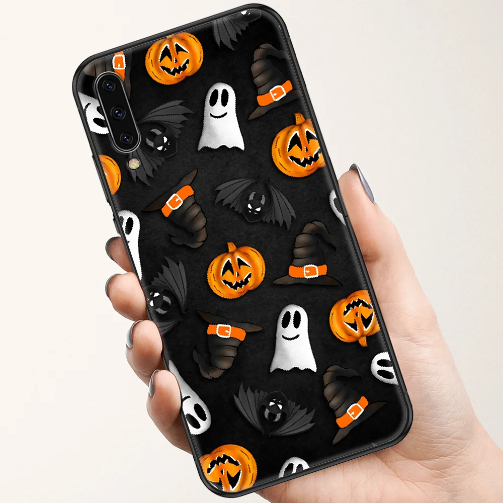 Чехол для телефона с изображением тыквы на Хэллоуин Samsung Galaxy A10 A12 A20E A21S A30 A32 A40 A50 A51