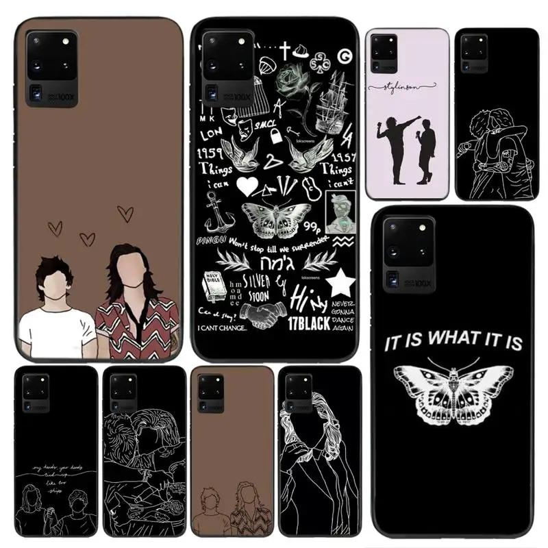 

1D Larry Stylinson Soft Cover Phone Case For Samsung A51 71 31 40 30s 21s Galaxy S9 10 20 Plus Note9 10pro 20 20ultra