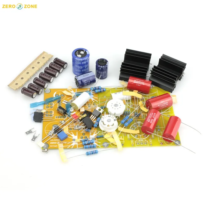 GZLOZONE PRT06A 12AX7 + 12AT7 стереоламповый Предварительный усилитель DIY Kit Base on MATISSE circuit |