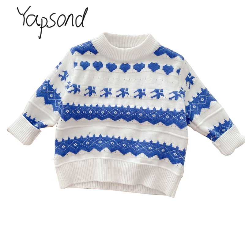 Newborn Baby Girl Boy Knit Clothes Children Sweater Autumn Spring New Sweatshirts Shirts Knitwear Tops Casual Pullover Sweaters