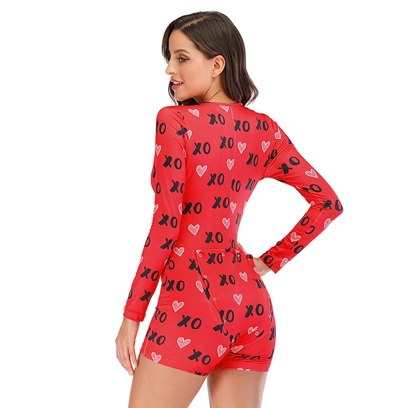 

Custom Printing Plus Size Women's Pajamas Knitting Adult Onesie