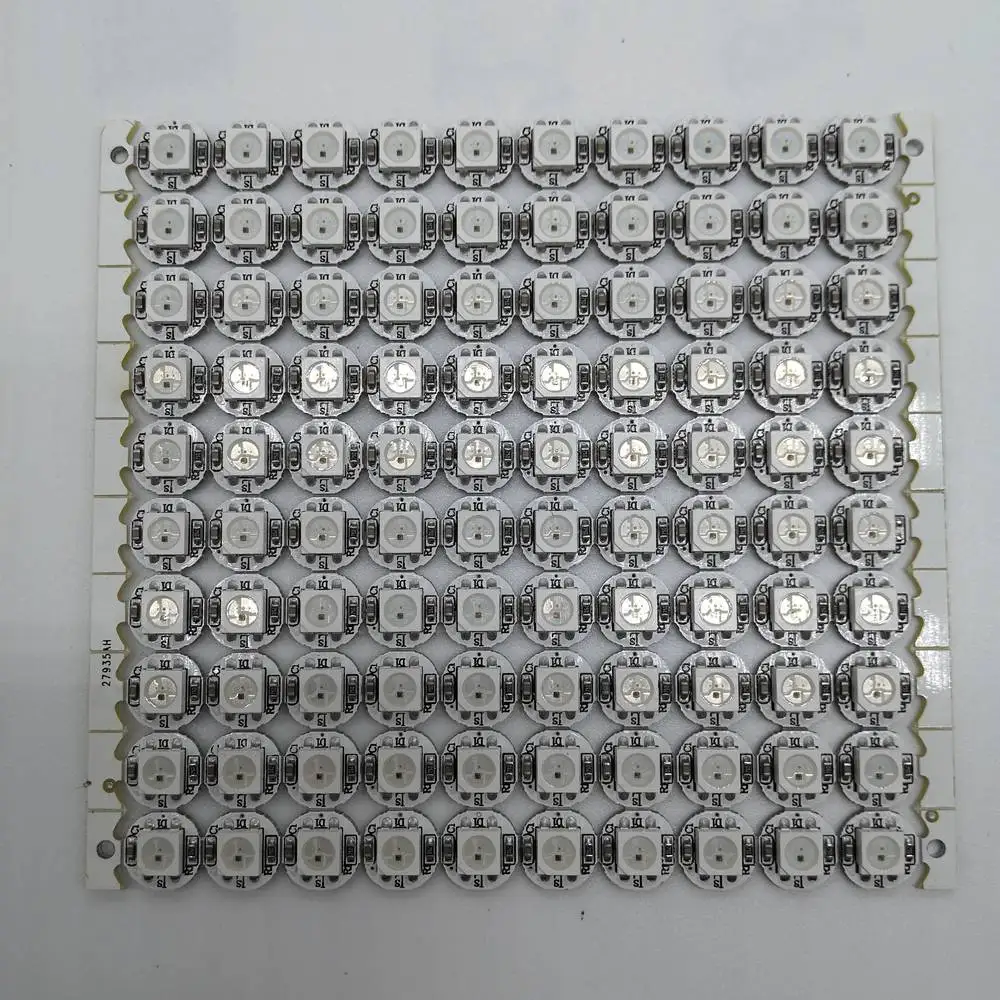 Светодиодная лента WS2812B WS2812 с теплоотводом чипа от DC5V 5050SMD RGB WS2811 IC Встроенная 1 ~ 1000