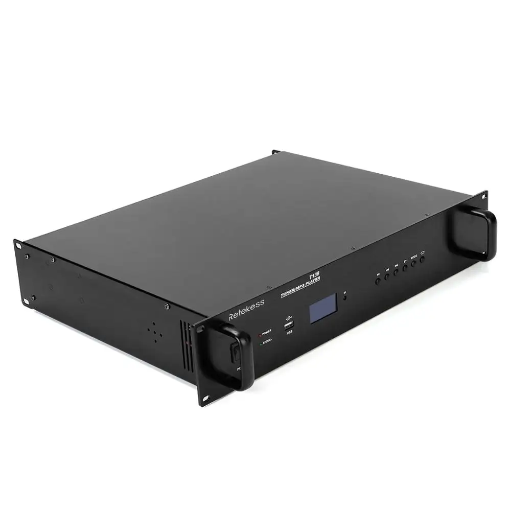 ЖК-приемник Retekess T138 с USB и FM-приемником для общественного кампуса система вещания