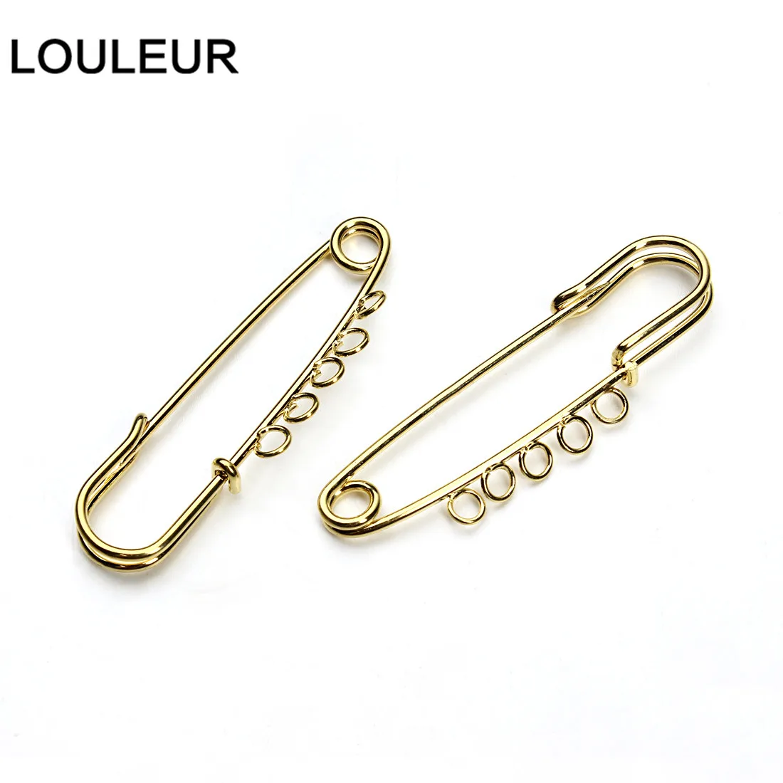 LOULEUR 10 шт./лот 21x90 мм большие длинные свадебные безопасные булавки для броши иглы для женщин DIY брошь булавки ювелирных изделий