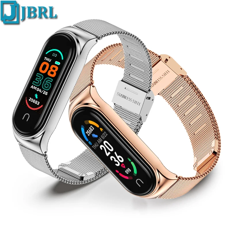 

Luxury Steel Bracelet Smart Watch Men Women Smartwatch Fitness Tracker For Android iOS Smart Clock Sports Waterproof Smart-Watch