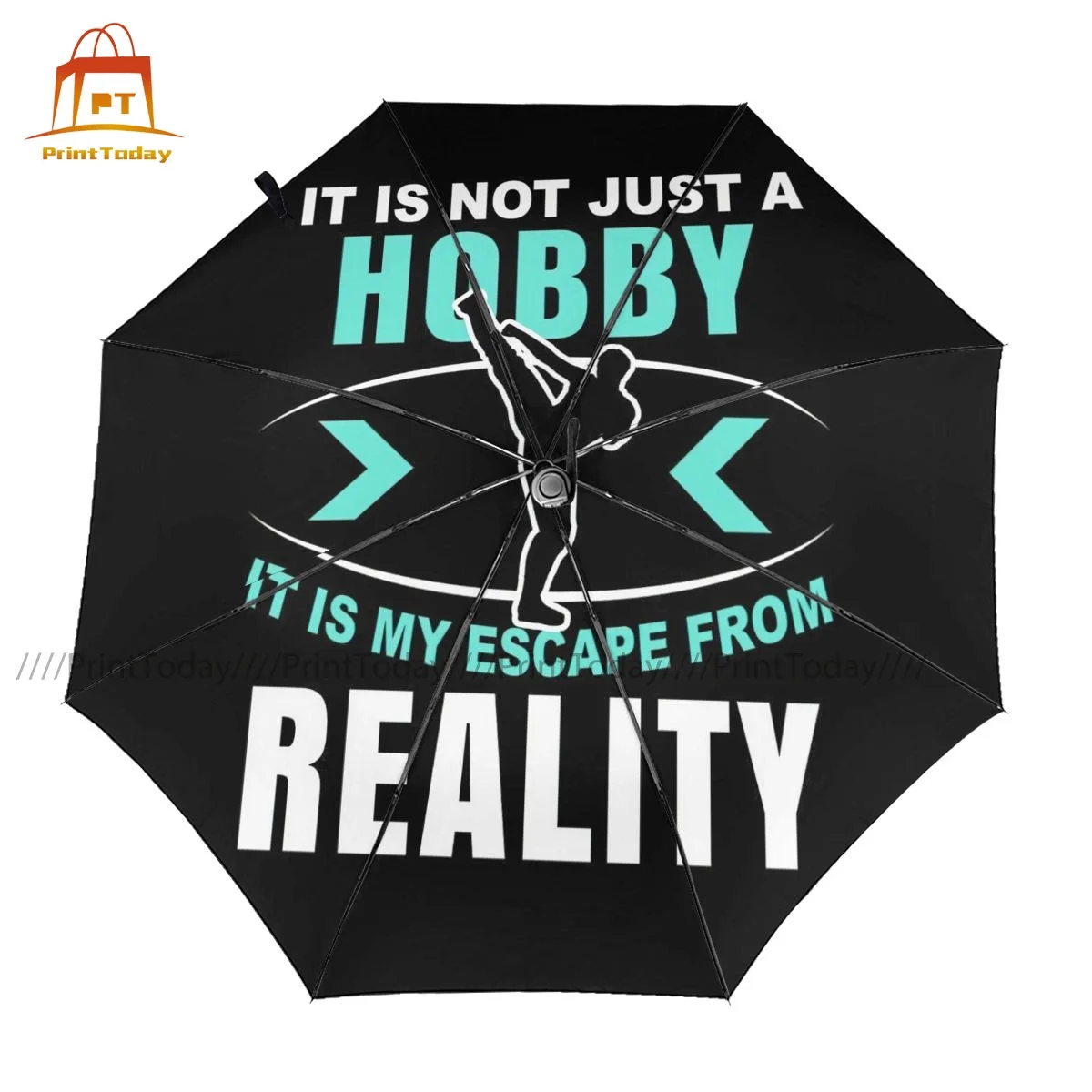 

Muay Thai Umbrella Waterproof Home Umbrella Aesthetic Automatic Print Reinforced Umbrella