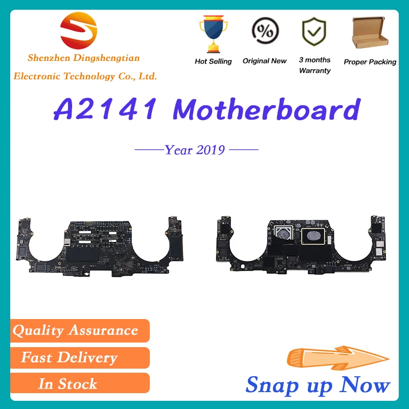 

Tested A2141 Logic Board i7 2.6GHz/i9 2.3GHz 2.4GHz 16G 32G 500G 1TB Ssd for Macbook Pro Retina 16" A2141 Motherboard 820-01700