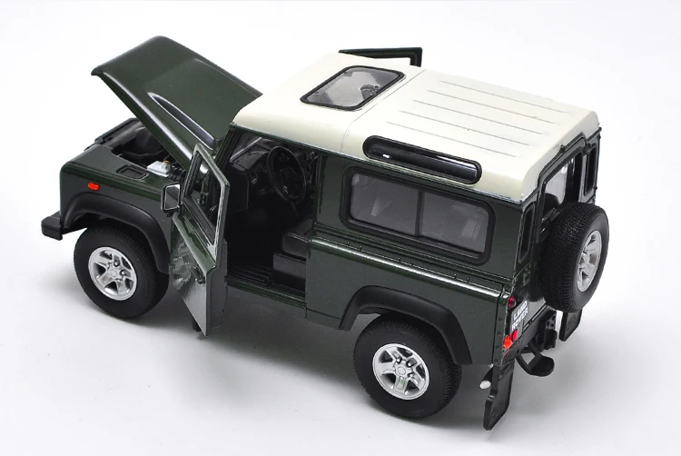 Высокое качество подарок 1:24 Defender внедорожный сплав модель, моделирование литья под давлением дверь оттяните назад Коллекция Модель