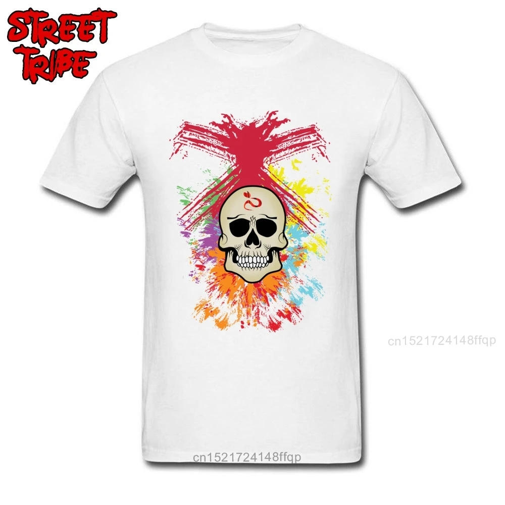 Красочные футболки с черепами специальные мужские топы рубашки для фитнеса на