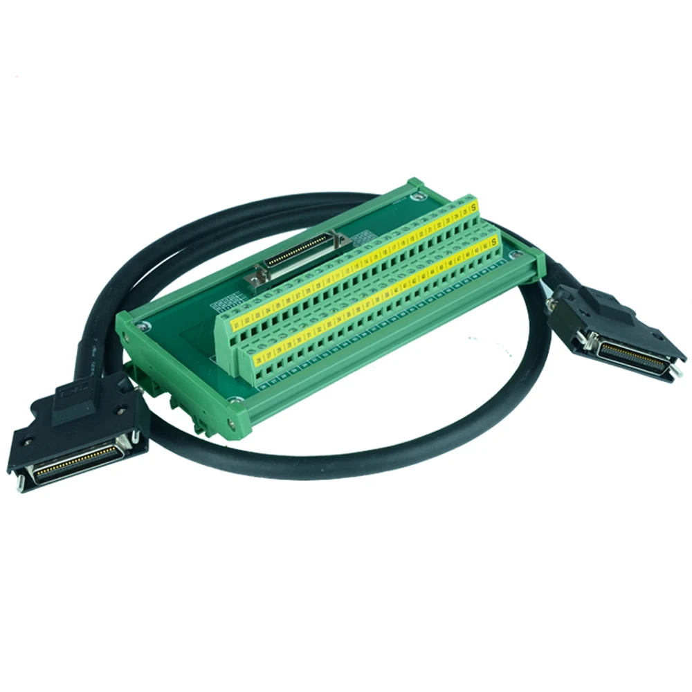 SCSI50 50pin Relay Terminals Adapter Board Yaskawa/Delta/Panasonic/Mitsubishi Servo CN1 ASD-BM-50A for A2/AB Servo Serie enlarge