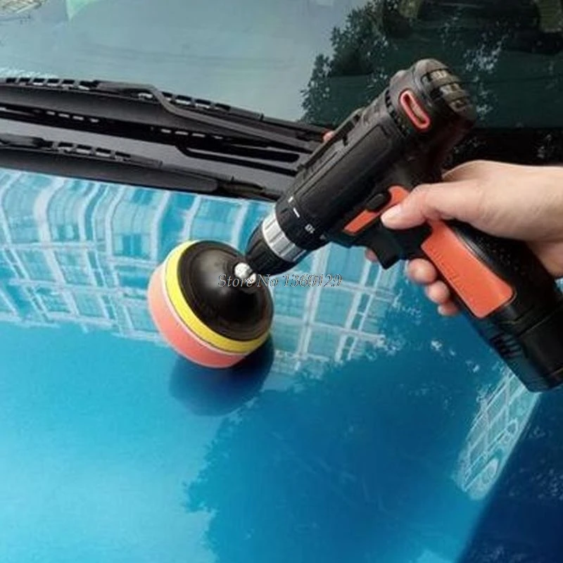 

7Pcs/Set 5" Buffing Sponge Polishing Pads Hand Tool Kit For Car Polisher Compound Polishing Dropship