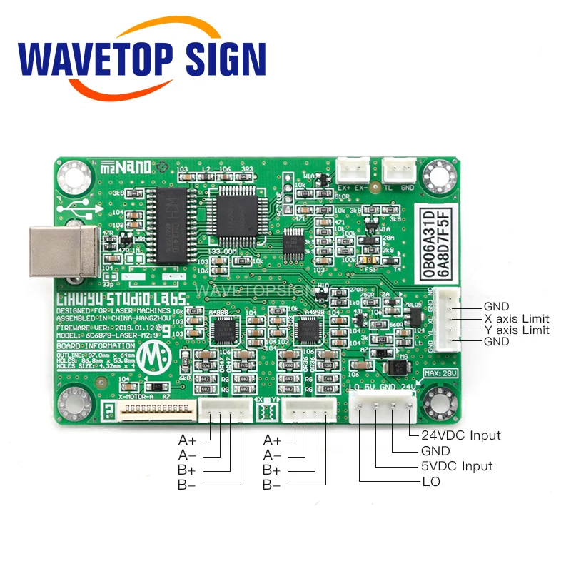 Нано лазерный контроллер LIHUIYU M2 материнская системная плата используемая для