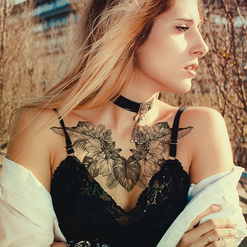 Waterproof Temporary Tattoo Sticker Sexy Fake Tatoo Diamond Crystal Flash Tatto on Breast Chest Belly Back for Women Girl | Красота и