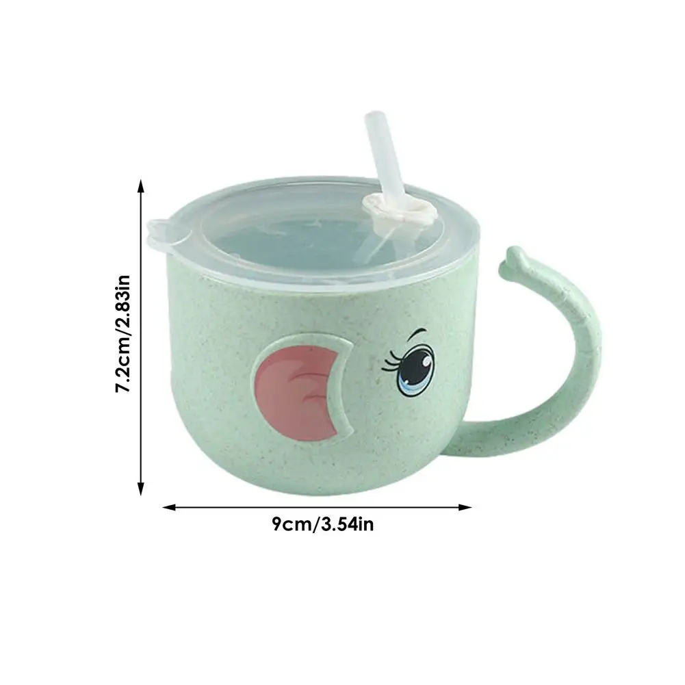 Baby Feeding Drinkware Straw Cup Learning Cups Toddler Water Bottle Tableware For Training With Hand | Дом и сад