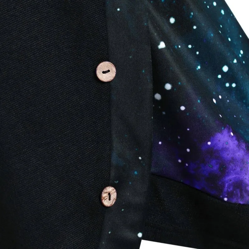 Свитшот женский на пуговицах с длинным рукавом большого размера | Женская одежда