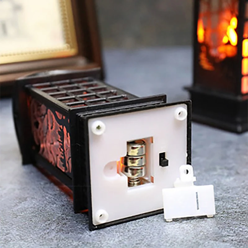 

Small Night Light For Halloween Retro Telephone Booth Desktop Night Light Pumpkin Lamp Halloween Decoration