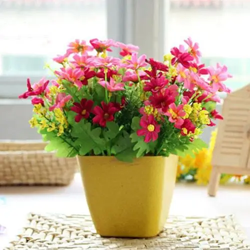 1 Bouquet 28 Heads Fake Artificial Silk Flower Home Wedding Decoration DIY Party Festival Craft Decor Real Touch Flowers | Дом и сад