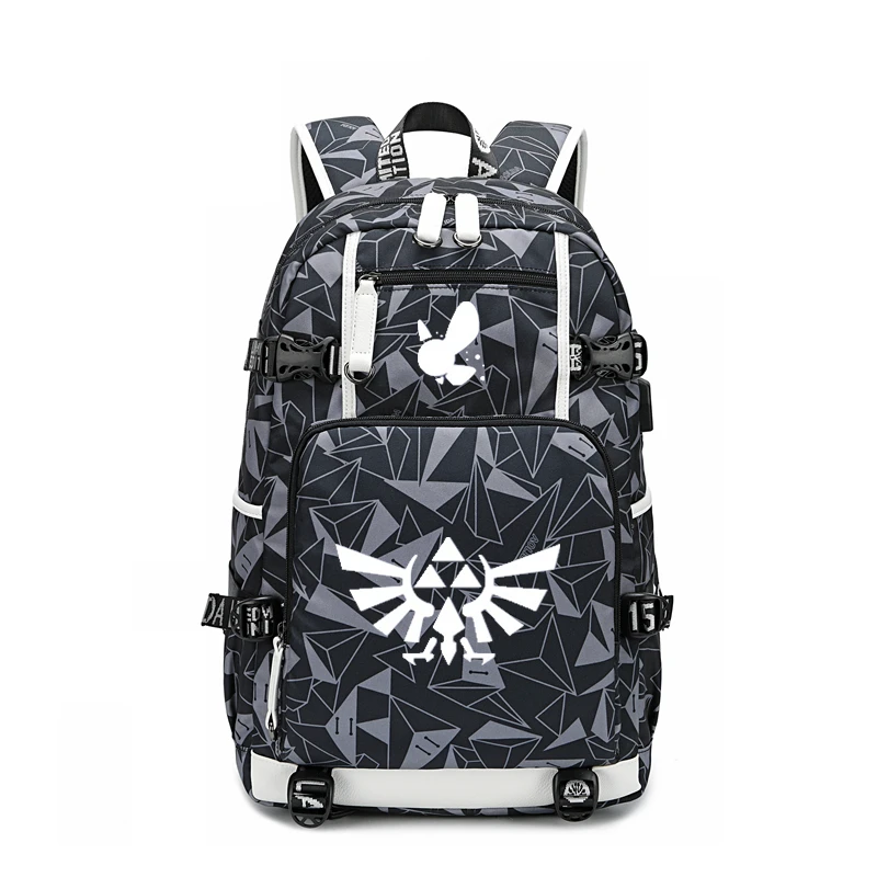 3 Легенда о Зельде печать школьные сумки Zelda Back Pack дорожный рюкзак Mochila Feminina холст рюкзак для ноутбука большая сумка для книг - Цвет: 3
