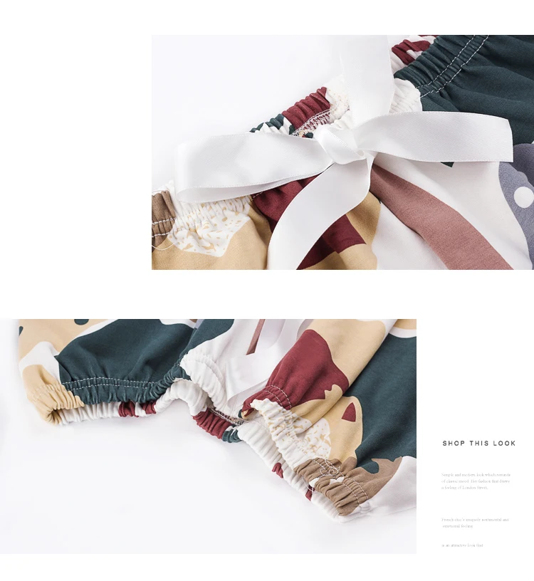 Женская разноцветная Пижама BZEL комплект из 2 предметов топ с длинными рукавами и