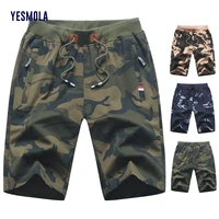 yesmola summer camouflage short pants mens casual camouflage wear trend sports short pants plus size military cargo shorts