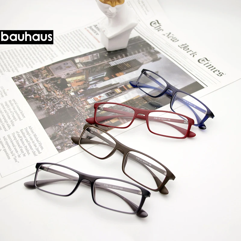 2183 bauhaus квадратные ультема очки женские мужские оптические для