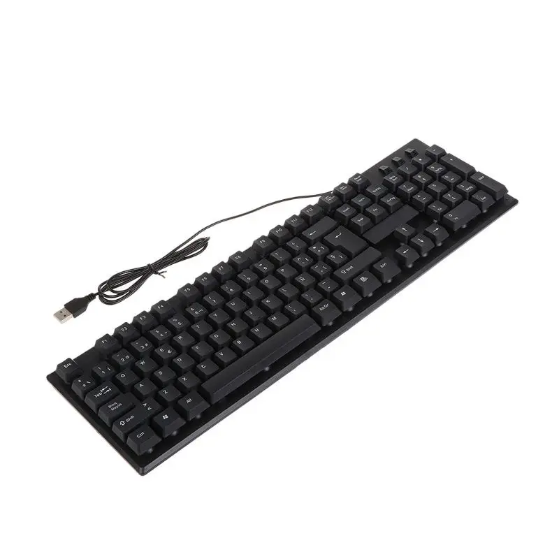 

French/ English Silent Keyboard Waterproof Office Keyboard for Windows Computer