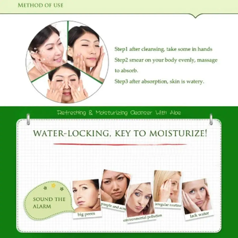 

Natural Aloe Vera Gel Skin Care Remove Acne Moisturizing Acne Skin Acne Treatment Sunscreen Anti Vera Day Cream Sca Z9L4