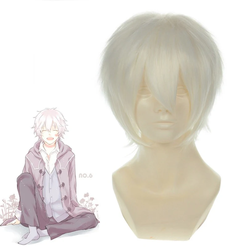 Аниме No6 Косплей парики Шион термостойкий синтетический парик волосы Хэллоуин